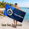 Club Brugge FC Design Beach Towel Custom Text Large Towel for Beach Vacation