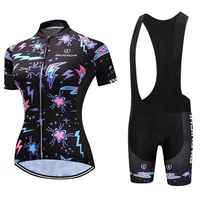 Professional Summer Short Riding Bicycle Cycling Clothing Set Women Sport Jerseys Suits