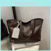 Soft Leather Tote Bag For Women With Large Capacity And Urban Minimalist Style