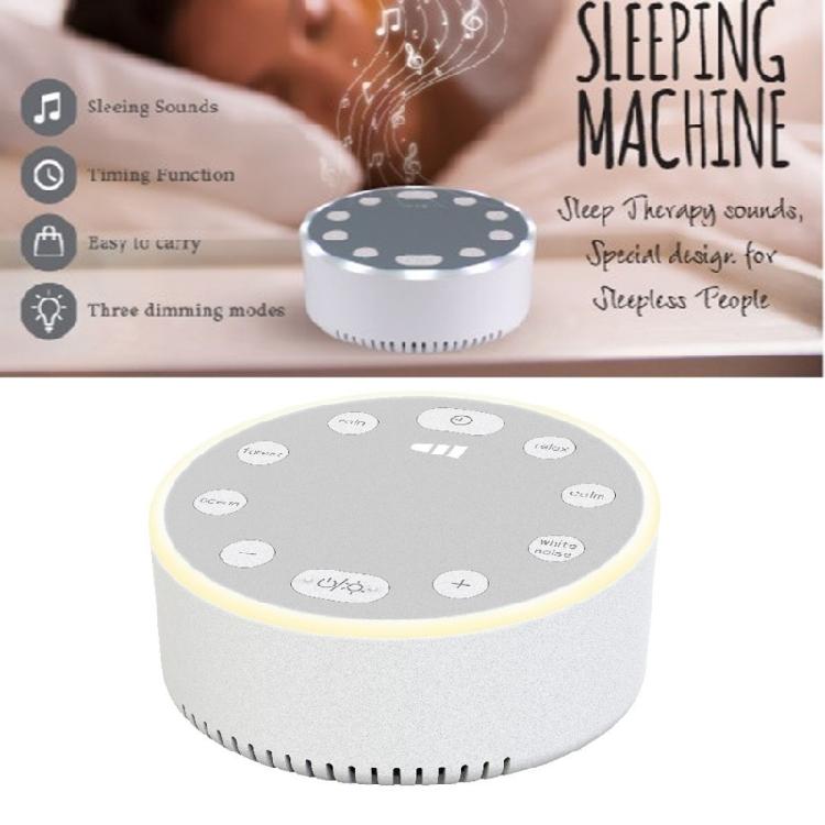 White Noise Machine Sleep Sounds Machine With Builts In Timer Night Light For Enhances Sleep Experience for Adults