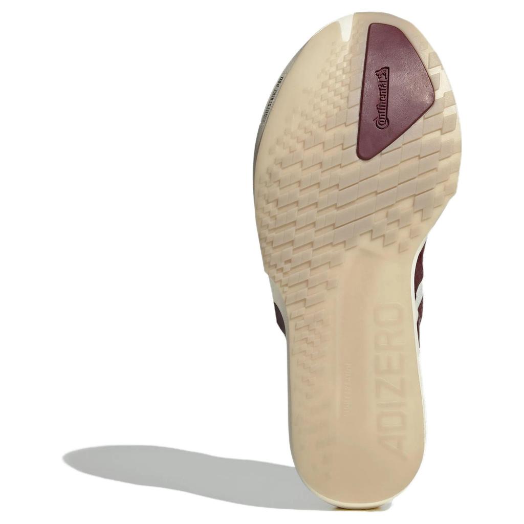 Women's Sneakers Adidas Adizero Adios 9 Running Shoes Women's Low-top Jade White/Dark Red
