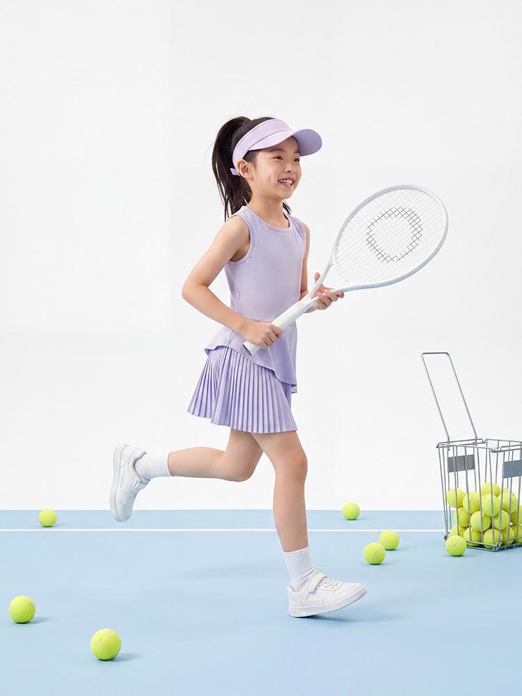 Girls' Pleated Tennis Skirt - Quick-Dry, Anti-Exposure Summer Sports Skirt 2026