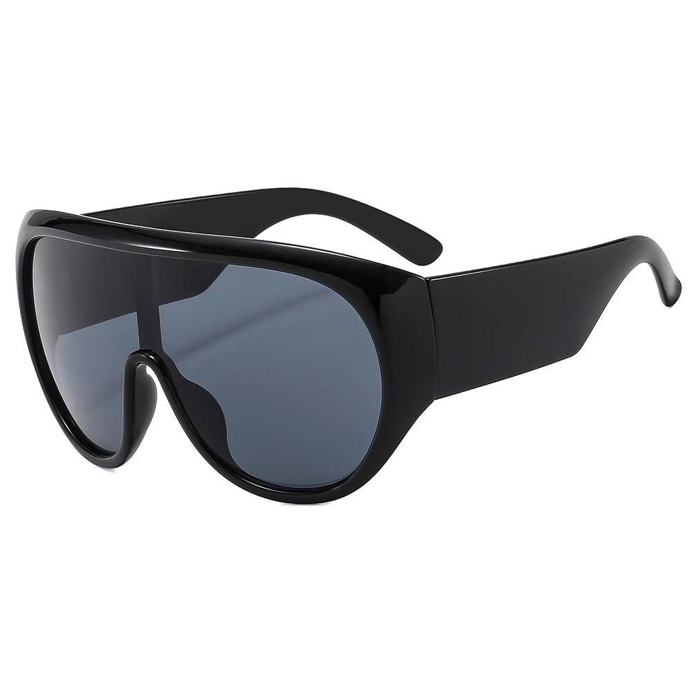 

UV400 Protection Big Frame Sunglasses Oversized Driving Shades Unisex Square Sunglasses Beach Style A