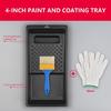 Multiple Use 4" Plastic Painting Tray Holder Suitable for Furniture Window Brushing Tasks Wall, Furniture, & Door Repair