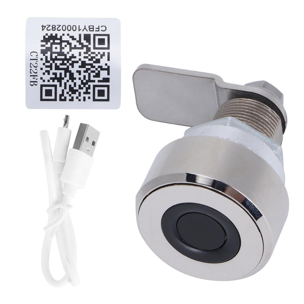 Bluetooth Fingerprint APP Lock Set Zinc Alloy Furniture Drawer Lock for Home Office
