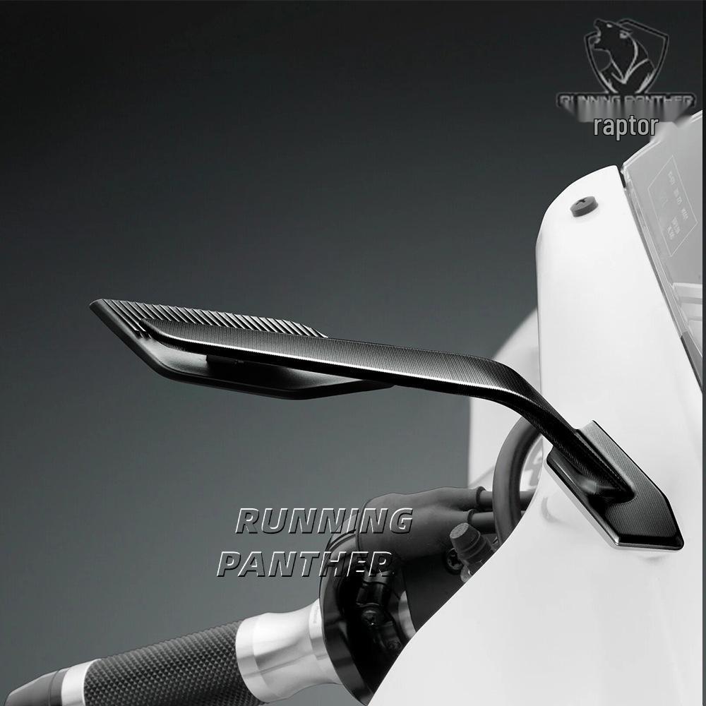 Aluminum Alloy HD Reflective Rearview Mirrors with Wind Deflectors for BMW S1000RR (Models 19-25)
