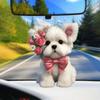 New Animal Keychain Cute Cute Bee Dog Pig Acrylic Pendant Car Rearview Mirror Pendant Gift Christmas Tree Ornaments
