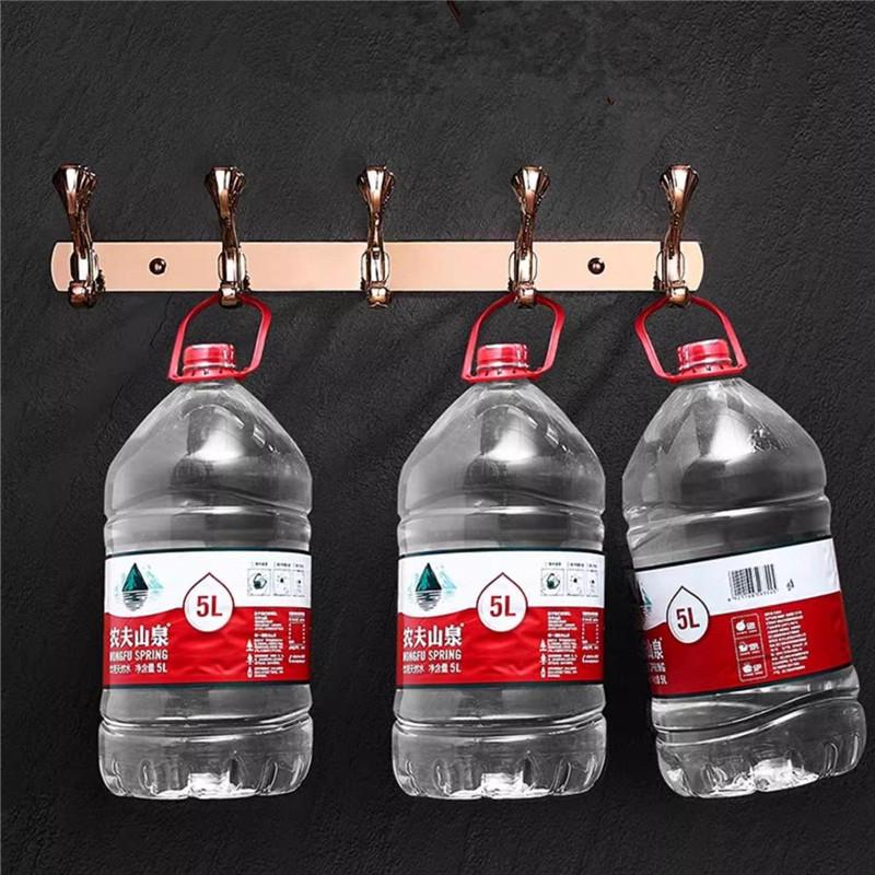 Tuqiu Rose Gold Towel Hanger Brass Wall Mounted Gold Towel holder, Copper Bathroom Hardware,kitchen hook bathroom accessories