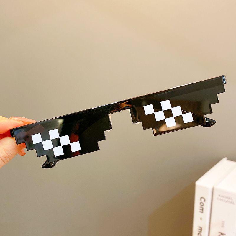 

Mosaic Pixel Sunglasses - Fun Performance Prop for Weddings and Parties Unisex