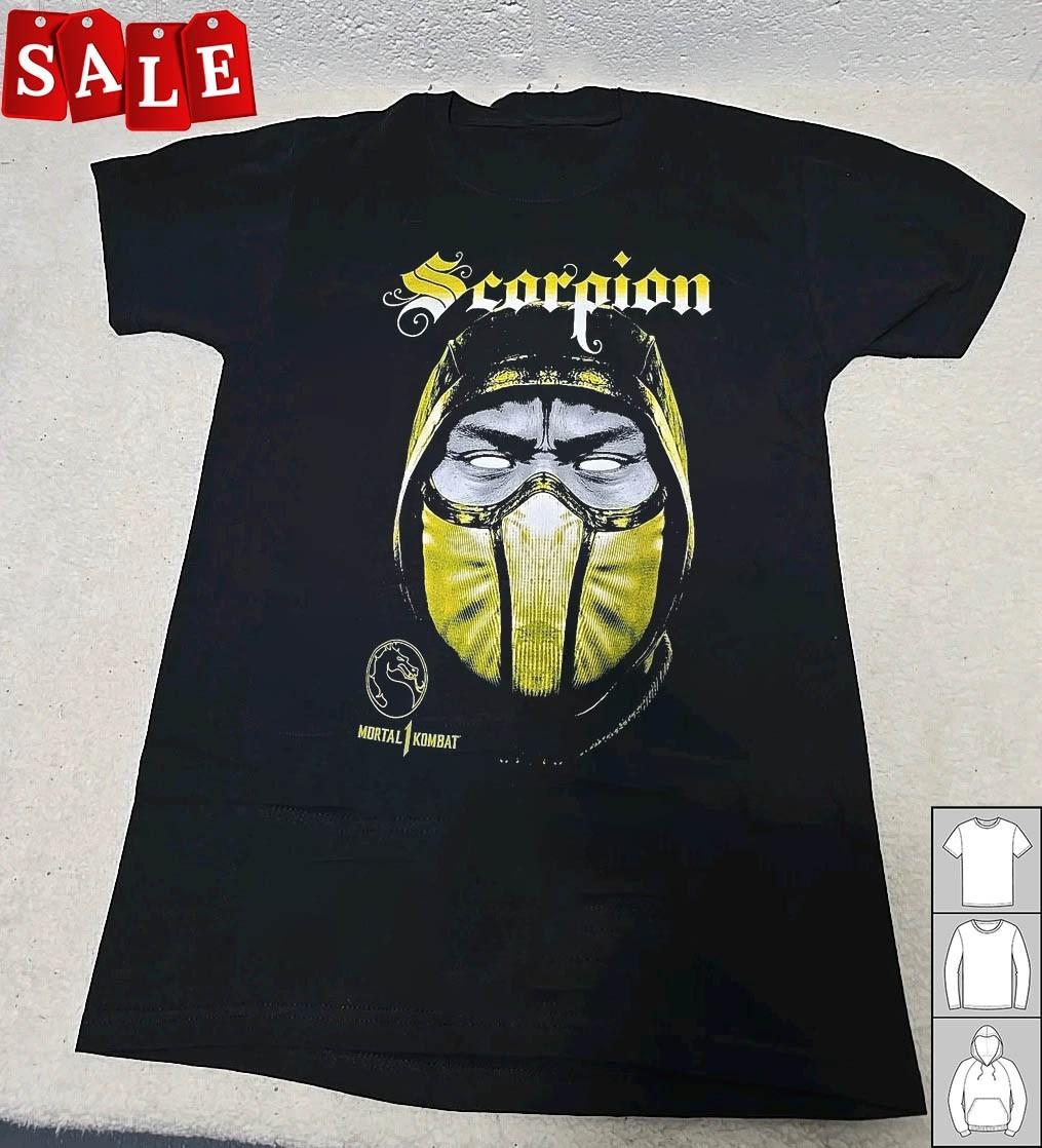 New Mortal Kombat Scorpion Get Over Here Gift For Fans Unisex S-5XL Shirt NH648 M