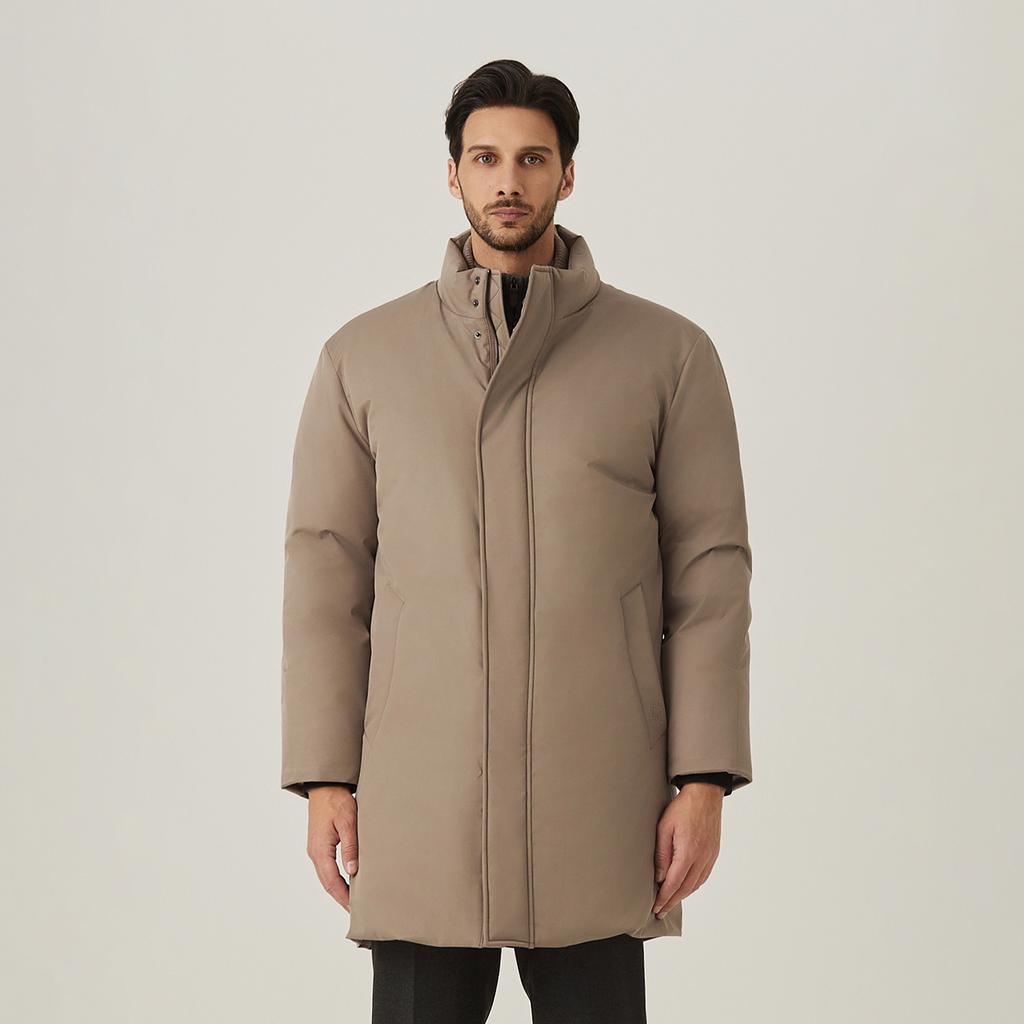 Ferraromilano Goose Down Long Coat Beige (Am0Ect40153)