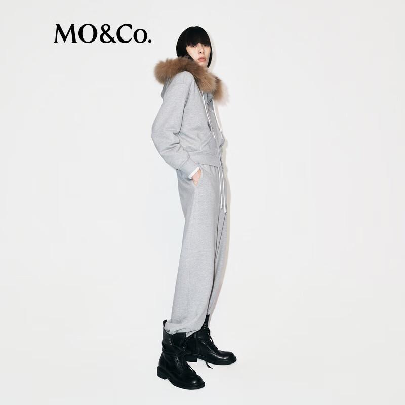 

MO&Co. Women s High-Waist Straight-Leg Drawstring Pants M