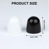 8Pcs Universals Plastic Toilet Bolt Covers Toilet Bowl Push On Bolt Screw Caps Toilet Anchor Screw Cap Decoration