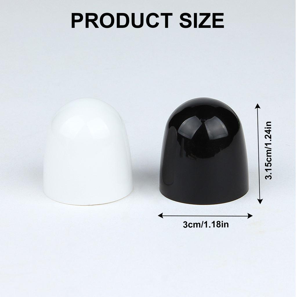 8Pcs Universals Plastic Toilet Bolt Covers Toilet Bowl Push On Bolt Screw Caps Toilet Anchor Screw Cap Decoration