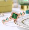 Women's Quartz Watch with Four-Leaf Bracelet Fashion Casual