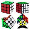 Qiyi Magic Cube 3x3 4x4  Black Stickers Educational Puzzle Magic Cube Toys For Children Kids Gift Toy Cubo Magico