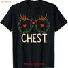 Chest Nuts Christmas Matching Couple Chestnuts Funny T Shirt Noel S Vintage Homme Streetwear Fashion Casual Graphic