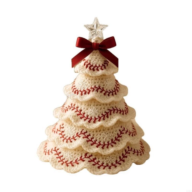 

G8DA Crochet Christmas Ornament Crafting Kits with Yarn Materials for Festival Use