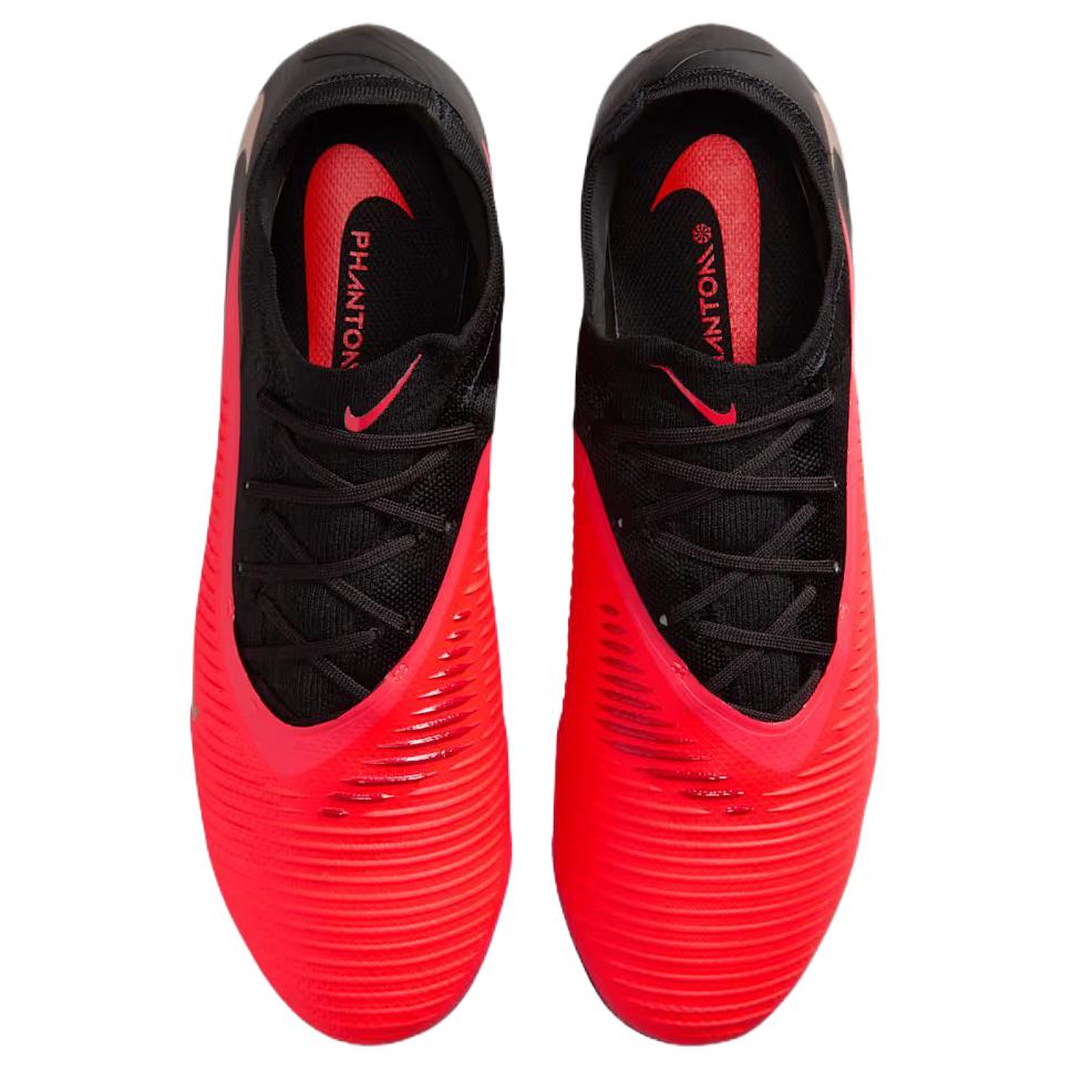 Nike Phantom 6 Low Pro FG Bright Crimson Black Unisex Cleats HJ4122-600