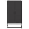 Highboard Black 68.5 X 38.5 X 123.5 Cm Steel