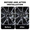 GOX3   56mm Car Wheel Hub Emblem Rim Center Decoration Sticker for Mercedes Benz AMG AMG GLA GLK W205 W210 Interior Mouldings LGTZ-TRe