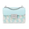 New CHARLES&KEITH PU Small Square Bag, Crossbody Bag, Shoulder Bag Trumpets Women's Butter/Black/Light Blue/Mint Green CK2-80701218-6