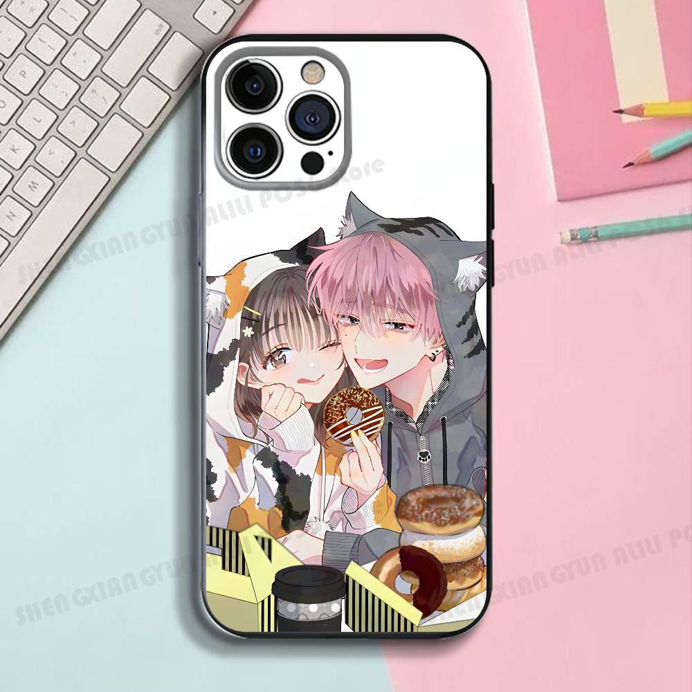 Anime U-Utage T-Tamon Silicone Phone Case For IPhone 17,16,15,14,13,12 X XS Plus Pro Max SE Shockproof Soft Cover