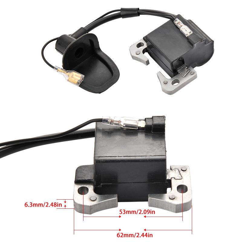 Performance Red Ignition Coil For 43Cc 47Cc 49Cc Mini Quad Pocket Dirt Bike Atv 2-Stroke Engine Part With Spark Plug