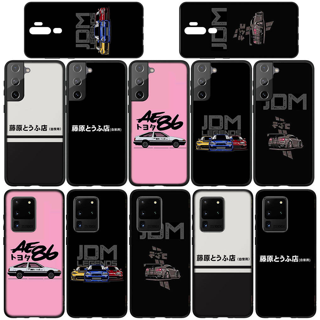 for iPhone 17 16 15 Xiaomi Poco F7 F8 X7 X6 C85 C75 M8 Redmi Note 14 13 12 11 Pro Max 14C 15C A3 A4 Phone Case Supercar Initial D Super Car AE86 Cover