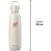 Bouteille isotherme SODASTREAM - Fizz&amp;Go Cool - 0,9 L - Pour Machine a eau pétillante et Soda - Garde froid 12h - Sable