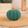 Crocheted Pumpkins for Festive Thanksgiving Halloween Mantlepiece Embellishments Autumnal Small Pumpkins Decoration