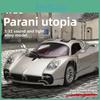 Simulation Pagani Alloy Utopia Supercar Model Toy With Sound And Functions Light