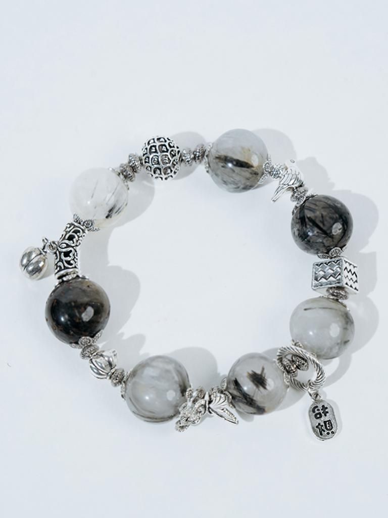 Doligram Bb Veloster Gemstone Bracelet Gray