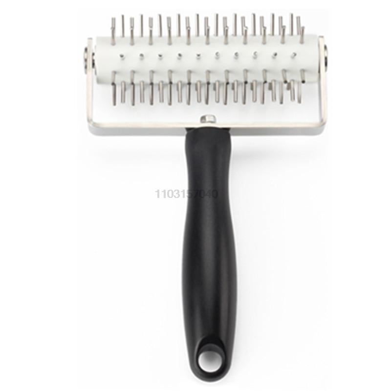 Pastry Lattice Roller Cutter Pizza Dough Docker with PP handle Professional Pizza Roller Pin Wheel Hole Puncher Kitchen Gadget