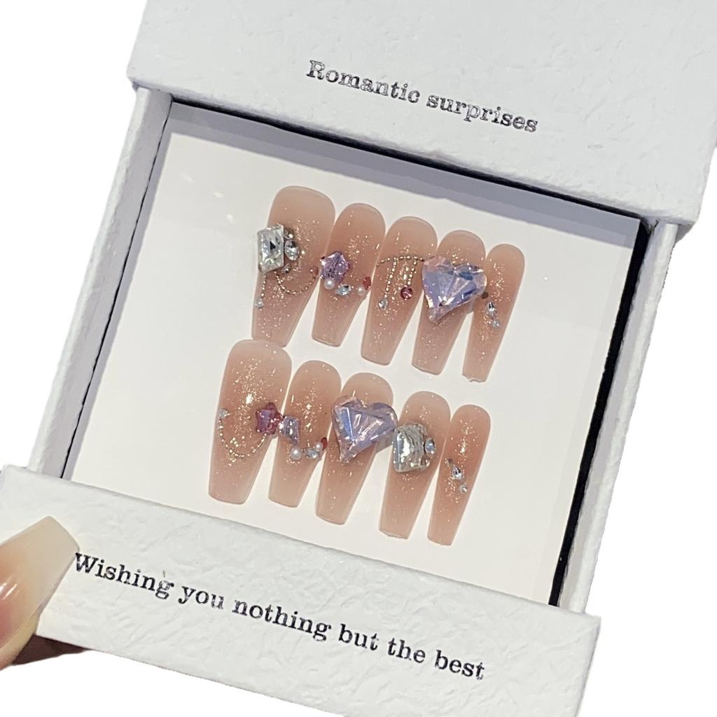 Pure Handmade Spray Gun Blush and Star Powder K9 Diamond Can Be Detached