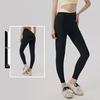 Damen Color-Block Yoga-Set: Patchwork Sport-BH, Antibakterielle V-Ausschnitt High-Waist Bauchkontrollhose