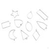 10 Pieces Mixed Pendant Vintage Shaped Hollow Border DIY