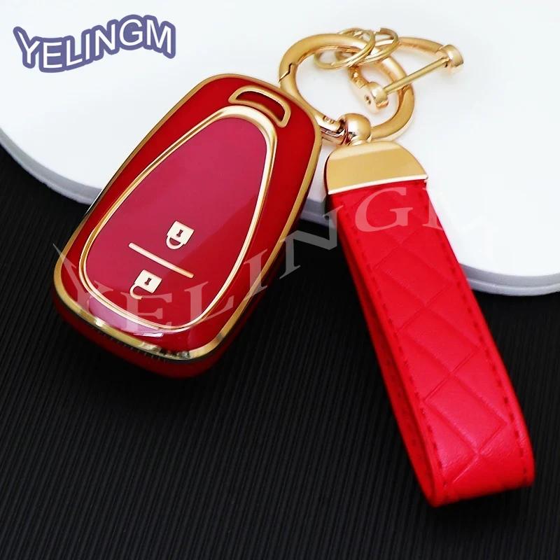 2/3 Tasten Fernbedienung Smart Key Hülle für Chevrolet Spark Camaro Volt Bolt Trax Malibu Cruze TPU Auto Schlüsselhülle Schlüsselanhänger Autoabdeckung