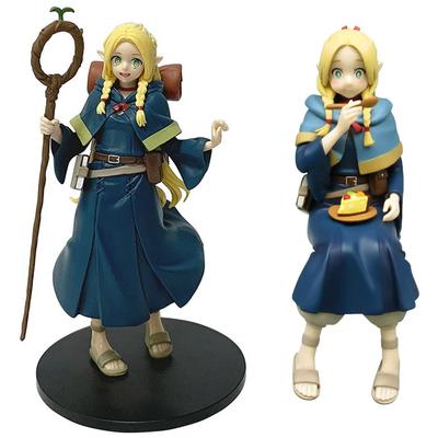 13-17cm Maze Ri Anime Character Marussil Elf Magician Sitting Posture Leos Handmade PVC Model Anime Peripheral Ornament Gift