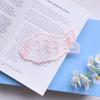 1Pcs Cute Fish Embroidered Bookmark Korean-Style Organza Transparent Page Marker For Reading School Office Stationery