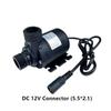 Submersible Water Pump 12V High Pressure Ultra Quiet Solar DC 24V Lift 5M 800L/H Brushless Motor Water Pumps with Brass Joints