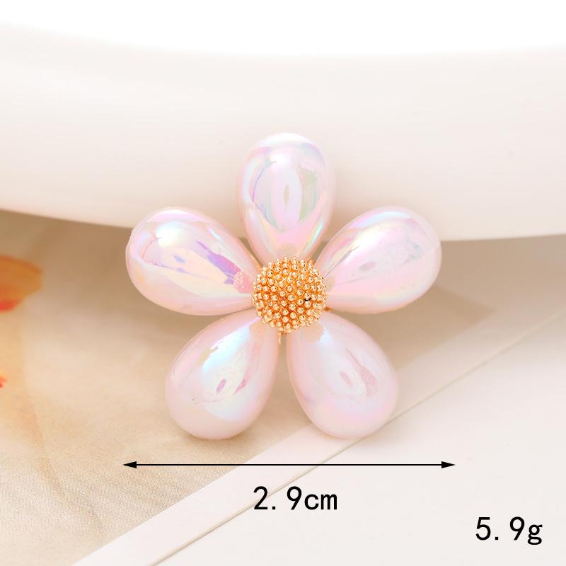Pearl Flower Five-Petal DIY Phone Case Teardrop Clog Embellishments