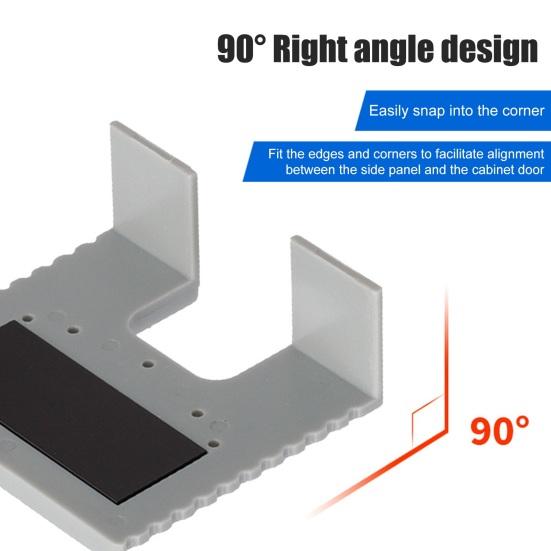 1/4Pcs Hinge Jig Door Hinge Installation Tool Speed Up Positioning Quick Fixing Locator Positioner Cabinets Accurate Alignment