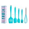 Silicone Spatula Spatula Brush Egg Beater Silicone Kitchenware 5-piece Kitchen Utensil Set Kitchen Cooking Utensils