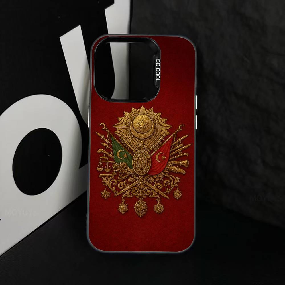 

Classic Empire O-Ottoman Phone Case For iPhone 17,16,15,14,13,12,11 Plus,Pro Max,XS,Colorful Silver Phone case Funda Cover iPhoneXSMAX