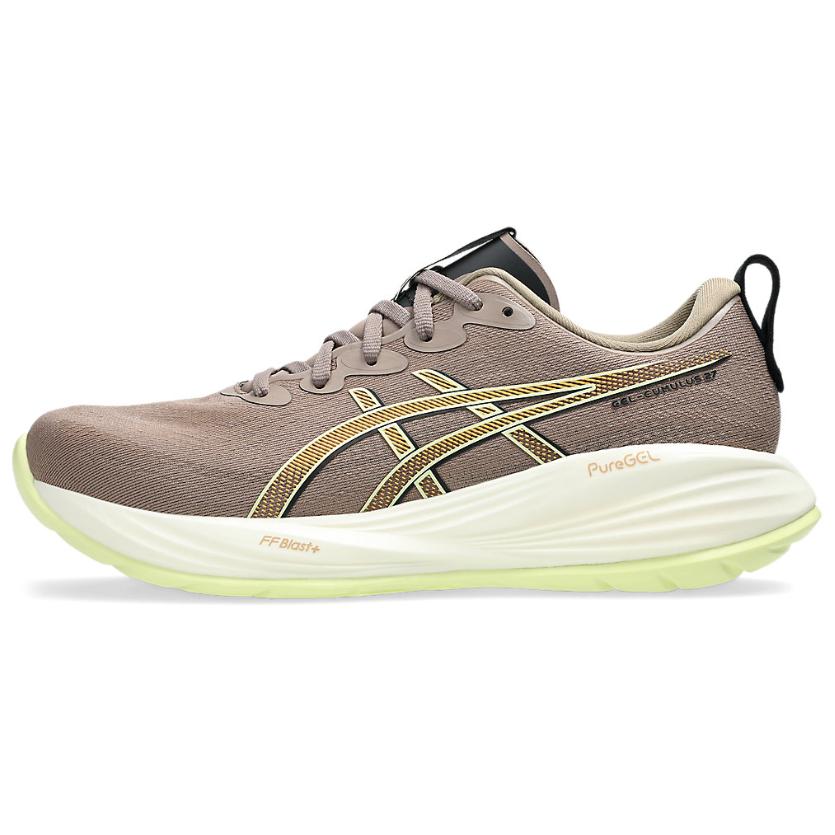 Asics Gel Cumulus 27 Taupe Grey Men Sneakers Black 1011B960-020