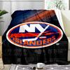 Ny Islanders Pride Blanket Flannel Throw for Sofa, Indoor, Camping, Living Room, Office, Chair, And Bed Soft Birthday Gift