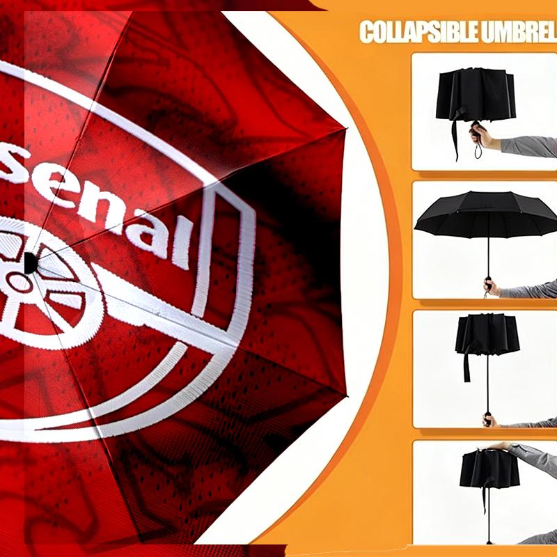 Football team.C Print Umbrella Automatic Opening/ Closing - Portable Foldable Design - Daily Use for Travel/Outdoor - Gift for Birthday