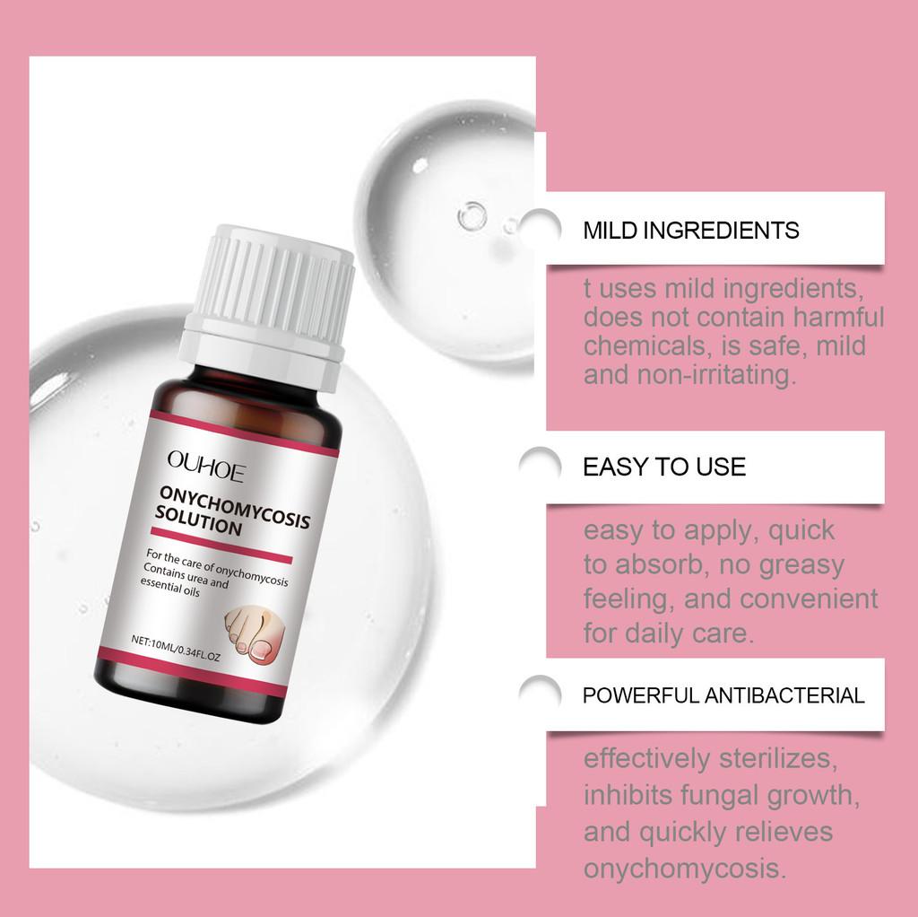 Ouhoe Nourishing Nail Care Liquid For Softening Thick Nails And Enhancing Shine