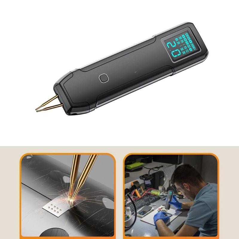Spots Welding Machine Adjustable 0.5-3mm Electrode Gaps Automatic Manual Modes For Battery Electronics Hardware Repairs